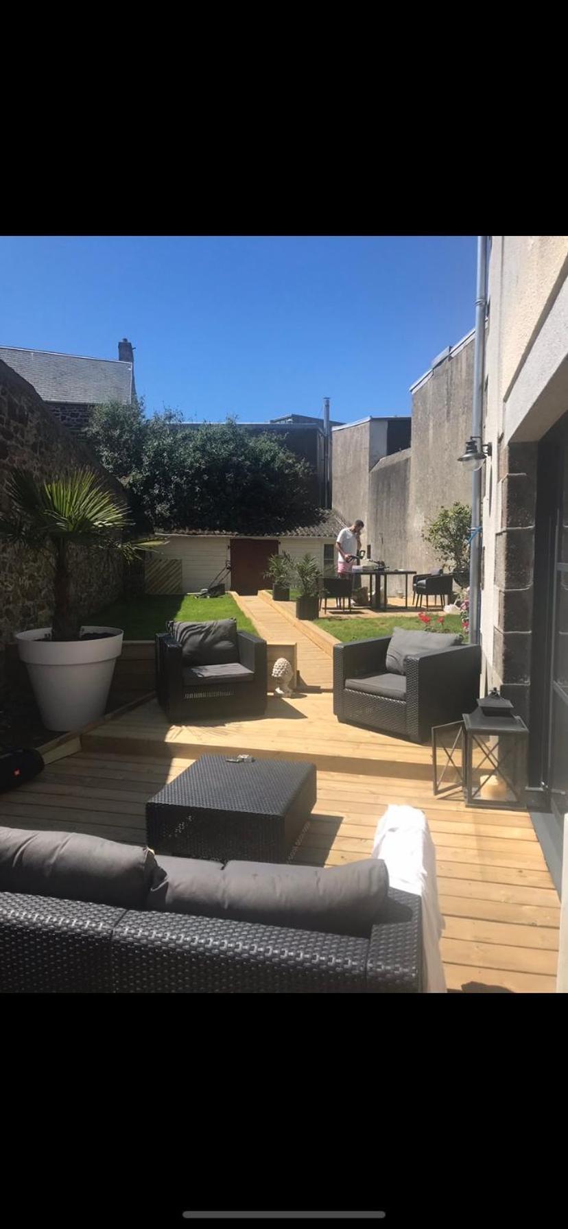 Maison De Ville Avec Jardin Clos Des Matignon Гранвиль Экстерьер фото